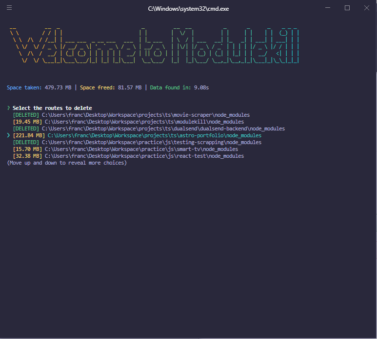 Scanning ModuleKill